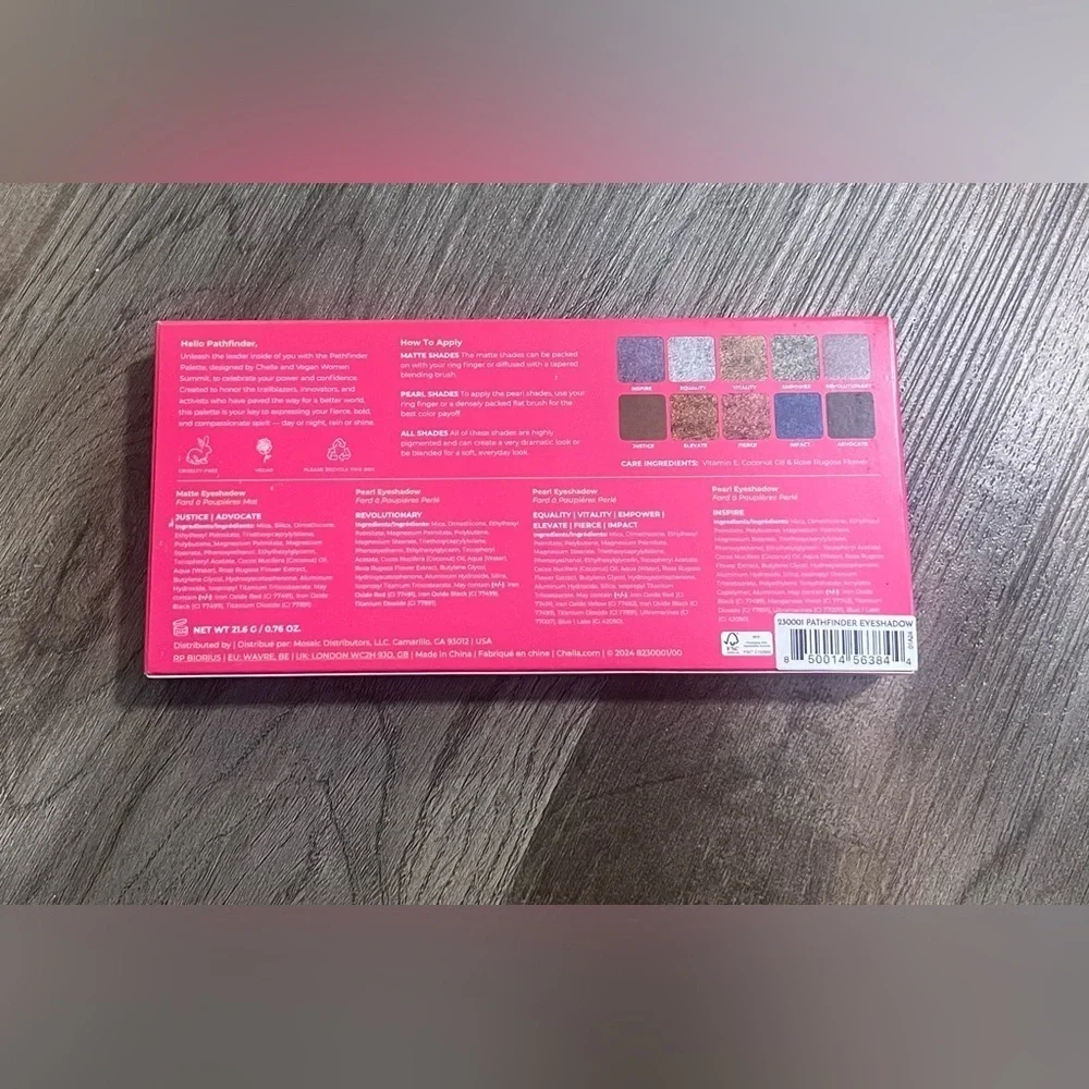 Chella x VWS Pathfinder Eyeshadow Palette
